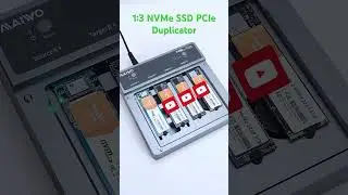 1:3 NVMe SSD PCIe Duplicator