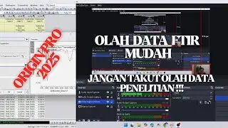 Cara Mengolah Data FTIR Menggunakan OriginPro 2025 | Step-by-Step Pemula sampai Mahir! 🔬✨