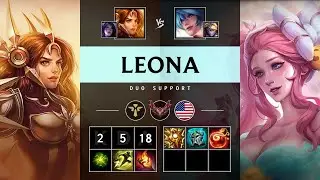 Leona Support vs Sona - NA Grandmaster Patch 25.21
