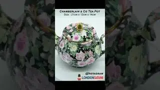 UK Antique CHAMBERLAIN & CO Tea Pot #antique #vintage #chamberlain&co #엔틱소품 #영국엔틱 #런던수니