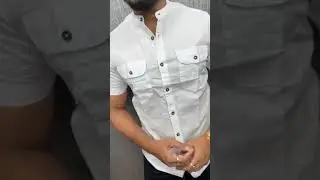 Trending White Shirts For Men Double Pocket White And Black dress
