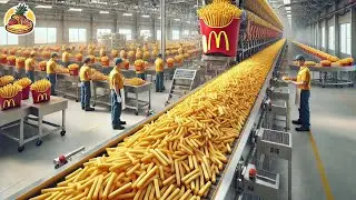 McDonald's French Fries Production: The Amazing Technology Behind Millions of Crispy Fries!