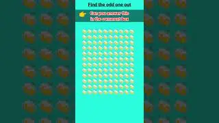 Find the odd one out emoji #47 || #shorts #youtubeshorts #shortsvideo