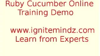 Ruby Cucumber Online Tutorials Training for BDD Testing