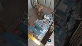 شرح فك محرك ماكينة مصعد ماركة مونتانيري  ٧ ونص حصان