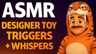 ASMR Designer Toy Dive | Whispered Rambles, Box Tapping & Vinyl Triggers with Wyger by Sam Flores 🐅 