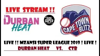 MZANSI SUPER LEAGUE 2019 LIVE HD !!