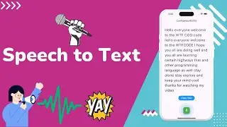 Speech to Text Flutter || Voice Recognition App