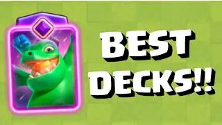 NEW Top 5 EVO BABY DRAGON Decks in Clash Royale