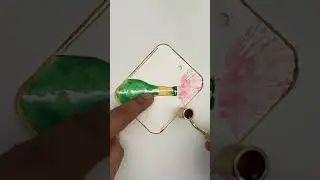 Transforming Abstract Champagne Bottle Art into Gift Tags | DIY Festive Craft #popthatchampagne #diy