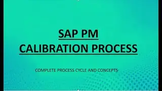 Процесс калибровки SAP при техническом обслуживании предприятия