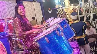 Female Drum Player #shortsviral #wedding #eventplanner #event #music #weddingentertainment#singer