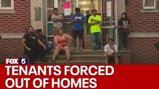 Tenants suddenly evicted from condemned buildings