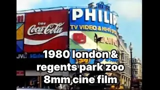 📽 1980 - london & regents park zoo - 8mm cine film