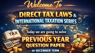 👉 Dec 2025 PYQ | Question 3(b) | Company Alternative Tax Scheme | Full Solution