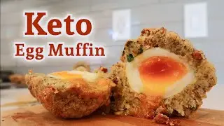 Keto Breakfast Egg Muffin // Low Carb. No Sugar. No Fake Sugar // Savory Bakery Recipe