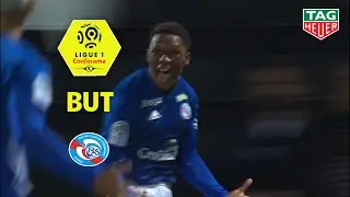 But Lebo MOTHIBA (2') / Angers SCO - RC Strasbourg Alsace (2-2)  (SCO-RCSA)/ 2018-19