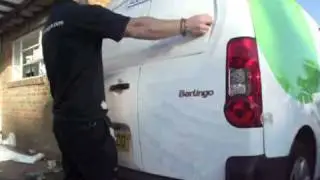 Vehicle signwriting application demonstration