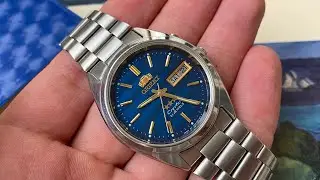 Orient 3 Star 21 Jewels &ldquo;Deep Blue Wave&rdquo;