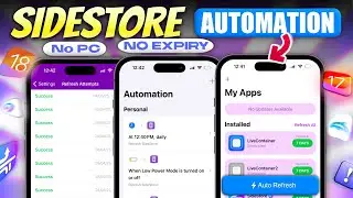 How to AUTO Refresh Sidestore Apps &ndash; No PC, No Revoke & Permanent!