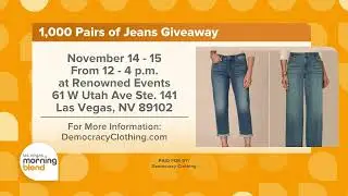 Free Jeans and Confidence at Democracy Clothing Pop Up