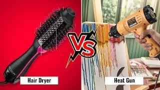 Heat Gun vs Hair Dryer