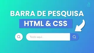 Como fazer BARRA DE PESQUISA com HTML & CSS | Barra de Pesquisa com HTML e CSS
