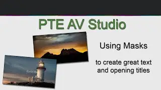 Маски и текст PTE AV Studio окончательно скорректированы