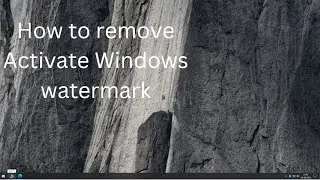 Remove Activate Windows Watermark permanently. 100% safe and legal.