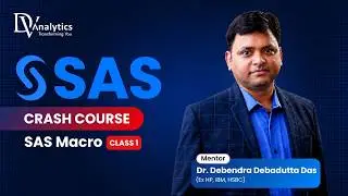 SAS Programming CRASH Course | SAS MACROS | CLASS 1 | NAMING, STARTING & ENDING MACROS IN SAS