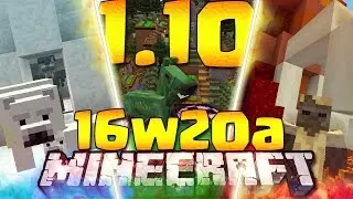 MINECRAFT 1.10 - Minecraft ITA - Snapshot 16w20a: Orsi Polari, Mummie, Fossili, Nuovi Mob e Blocchi