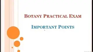 BOTANY PRACTICAL EXAM | IMPORTANT INSTRUCTION @jayeshsachapara5463