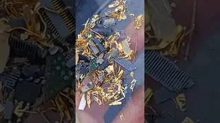 second stage ewaste recycling sorting for #goldrecovery #silverrecovery #scrapping #recycling #gold