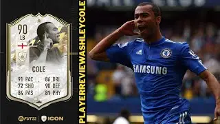 FIFA 22 - 90 RATED ASHLEY COLE PRIME ICON MOMENTS REVIEW - SBC - IS HE WORTH IT?