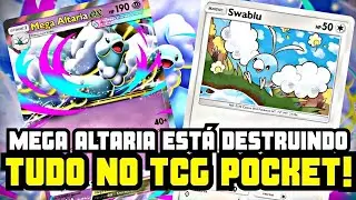 ESSE DECK DE MEGA ALTARIA &Eacute; UM MONSTRO NO META! #pok&eacute;montcgpocket #pokemon