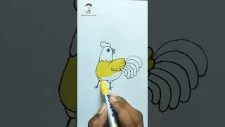 Easy Cock drawing tutorial #drawing #shorts #art