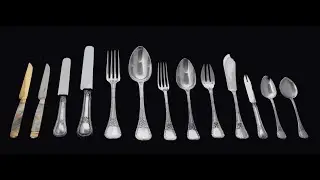Puiforcat (Hermes) - 306 pcs. French Sterling Silver Flatware Set, 18 Serving Pieces & No Monograms!