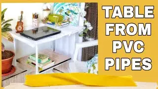 Table from PVC pipe | How To Make Study Table At Home From PVC Pipe | DIY study table from PVC pipe