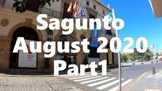 Walk in the beautiful Sagunto, castle and downtown
