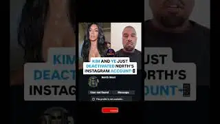 🚨 📵👸 Kim & Ye Deactivate North West&rsquo;s Instagram Account #kimkardashian #kanyewest #shorts