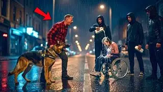 A disabled girl was exploited by criminals - A veteran and his K9 dog did not turn a blind eye.