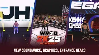 WR3D 2K25 V1 BY SEPKER | NEW GRAPHICS (WWE 2K ALIKE), SOUNDWORK FROM WRESTLING EMPIRE, NEW GEARS...
