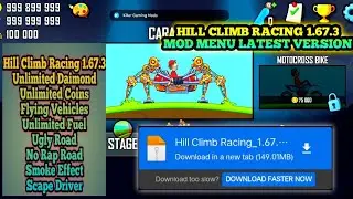 Hill Climb Racing 1.67.3 Mod Menu Free.
