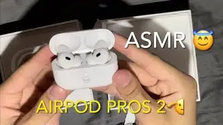 ASMR i unbox new apple AirPods&hellip; #firstasmrvideo #firstvideo #asmr #apple