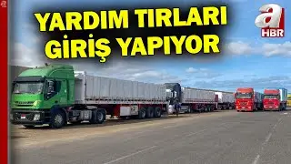 Ateşkesin Ardından Gazze'ye Yardım Tırları Girmeye Başladı l A Haber