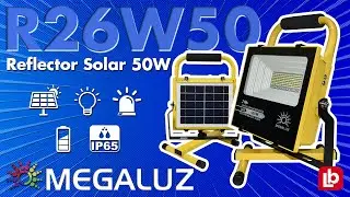 MEGALUZ │R26W50 REFLECTOR SOLAR DE 50W