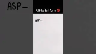 ASP ka full form kya hota hai ✍️💯|| ASP Ka full form #police #fullform #gk