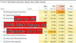 How to Fix 100% Disk Usage in Windows 10 & 11 | Easy & Fast Method | Step-by-Step Solution (2025)