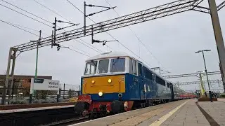 Class 86 Railtour at Watford Junction (+Class 92 at Euston) - The Blackpool Can-Can Railtour
