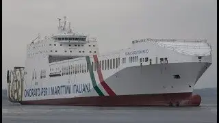 4K | New Ferry MARIA GRAZIA ONORATO under Construction FSG Shipyard Flensburg